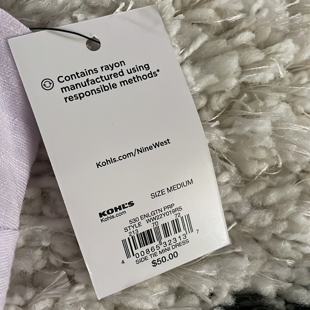 NWT Nine West faux wrap dress - Picture 4 of 6